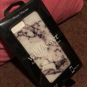 White Marble Wildflower case